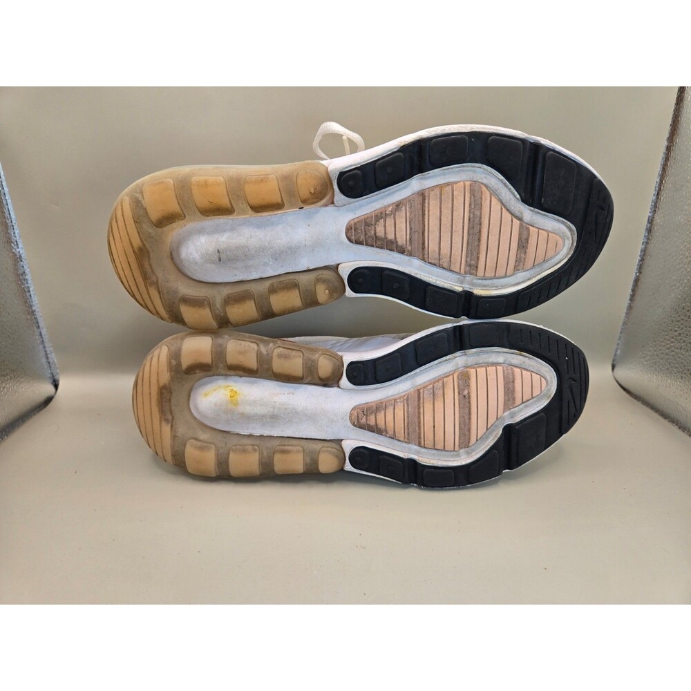 Nike Air Max 270 Shoes Women's 8 White Burnt Sunrise Athletic Running Sneakers - Picture 8 of 9